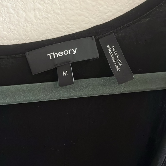 Theory Black Pocket Tank Top Size Medium - Picture 2 of 5
